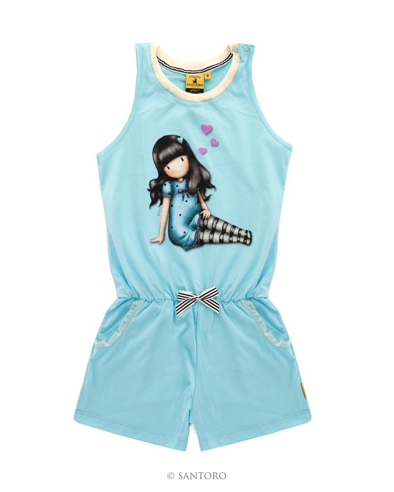 salopetă de vară copii Gorjuss, model Sitting Pretty