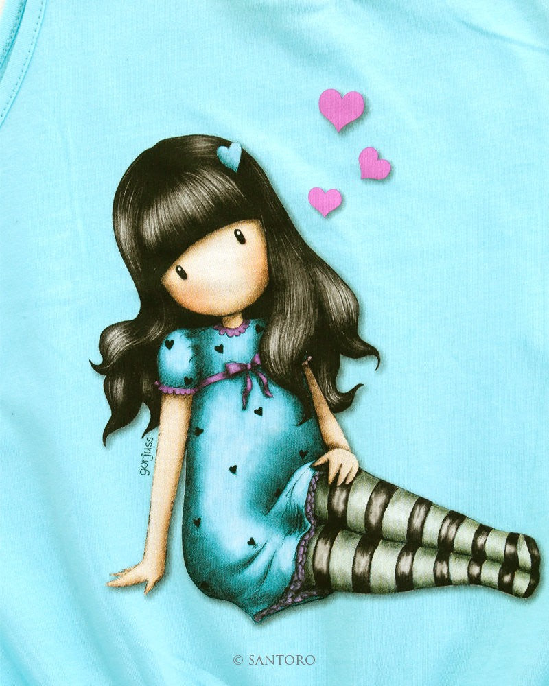 salopetă fete mărimi 6–14 ani, Gorjuss Sitting Pretty