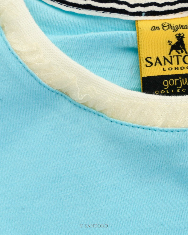 Salopeta scurta copii Gorjuss Sitting Pretty