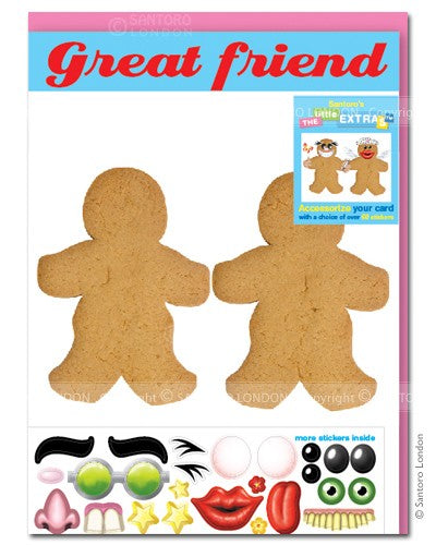 Felicitare amuzanta Little Extra Ginger cookie