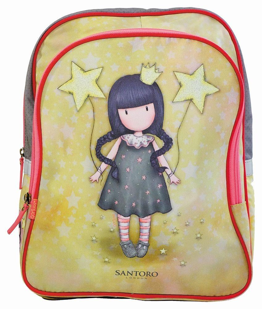 Ghiozdan clasa 0 soft cu glitter Gorjuss My Own Universe - Nitzi.ro