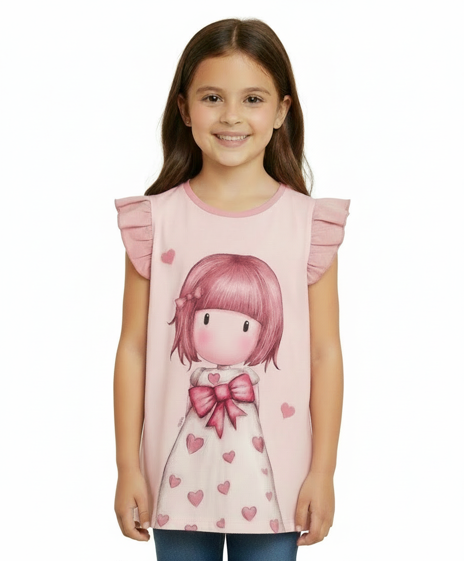 Tricou copii Gorjuss Little Heart 12 ani