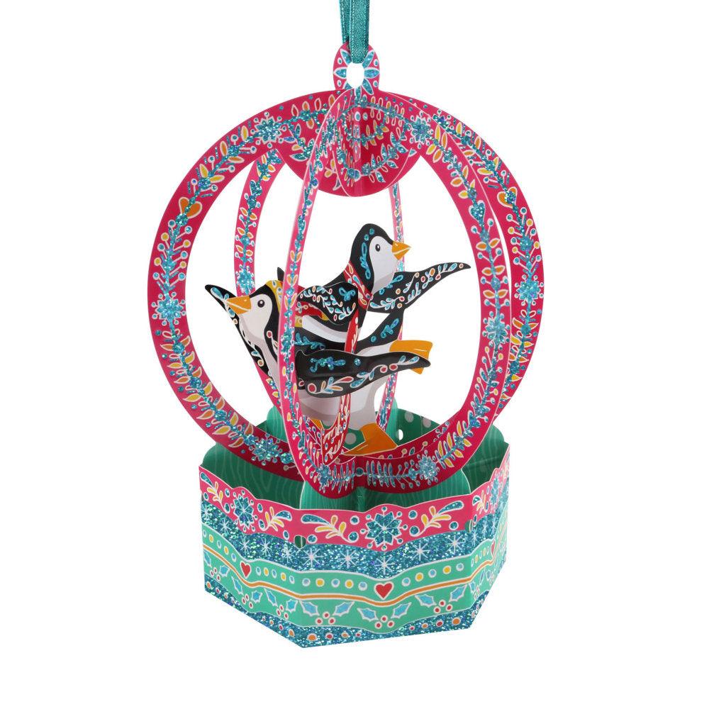 Ornament de brad de Craciun Baubles- Pinguni - Nitzi.ro