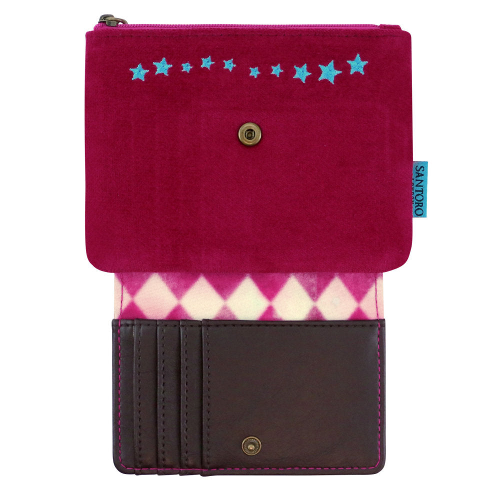 Portofel mic Gorjuss Circus Moon Buttons