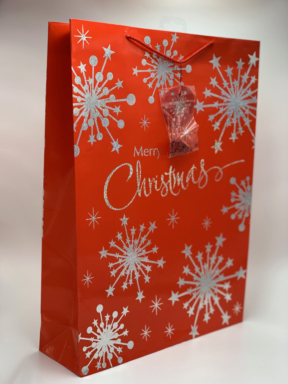 Punga iarna / Craciun - artificii folie holografica XL