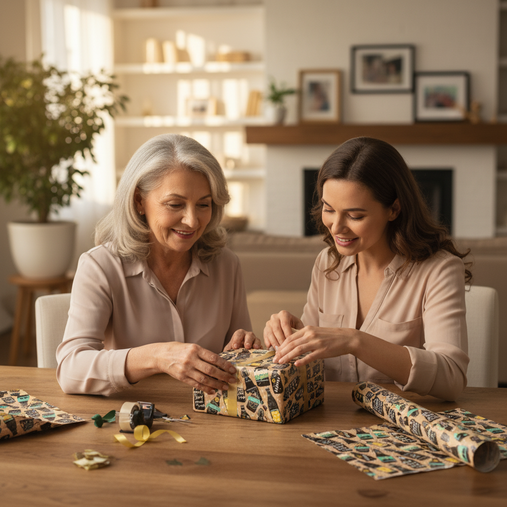 Hârtie de împachetat masculină lunga de 3 m-Model 2 sticle de bere stilizate pe fundal kraft