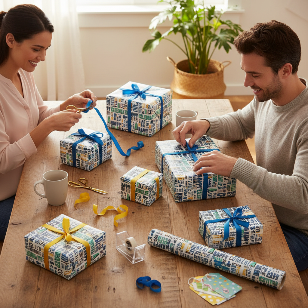 Hartie de impachetat model mixt 3 m