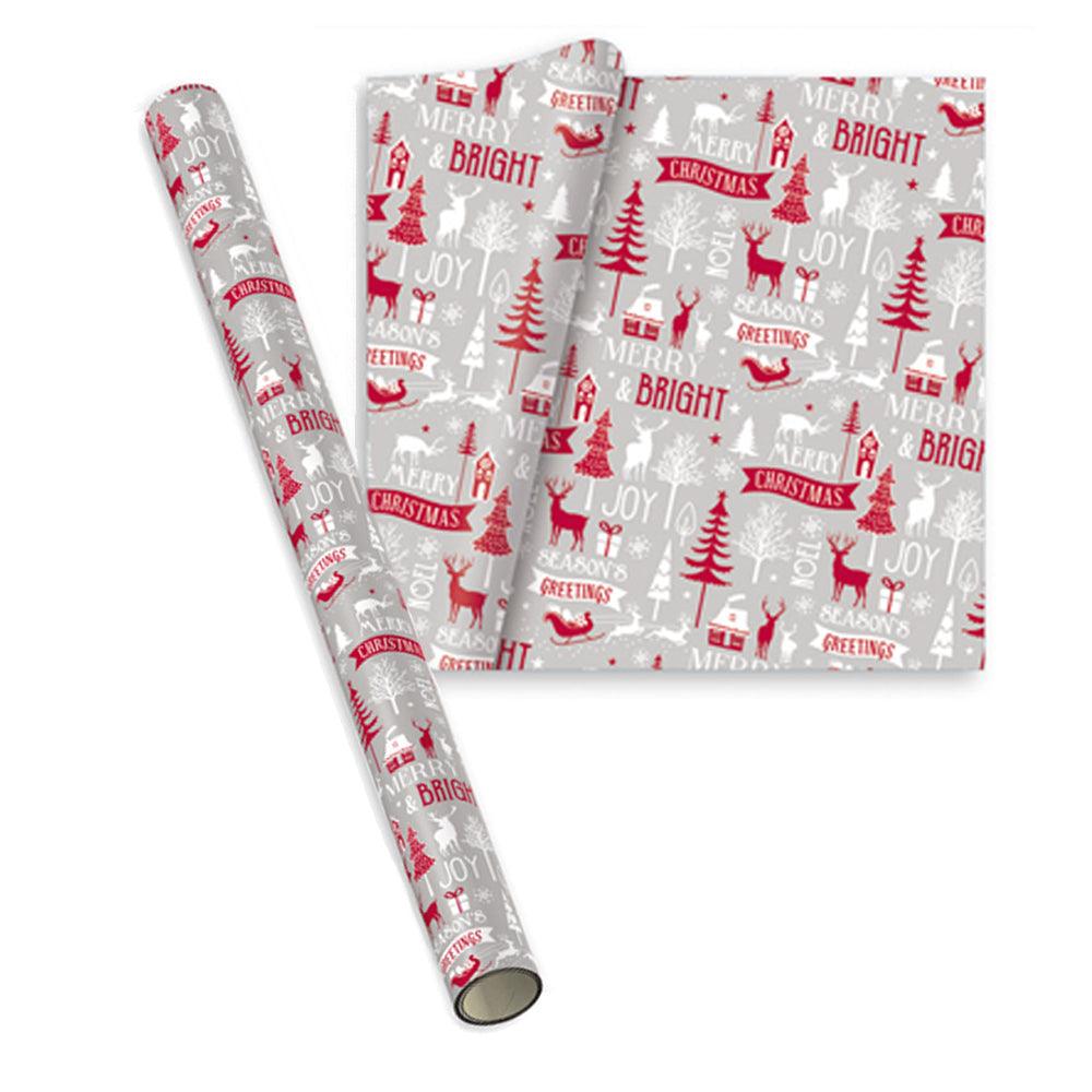 Hartie de impachetat Craciun nostalgic 5 m - Nitzi.ro