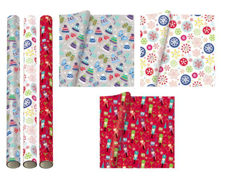 Hartie de impachetat bucuria sarbatorilor 5 m