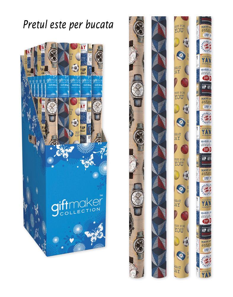 Hartie de impachetat model masculin 3 m