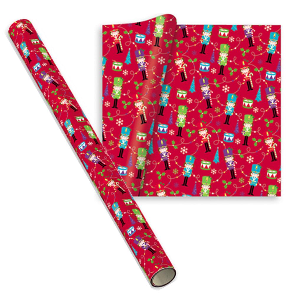 Hartie de impachetat bucuria sarbatorilor 5 m - Nitzi.ro