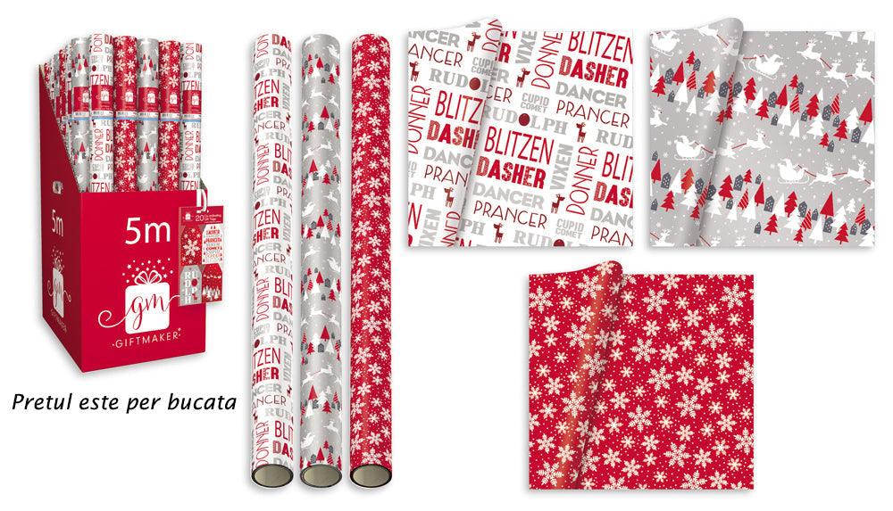 Hartie de impachetat Seara de Ajun 5 m