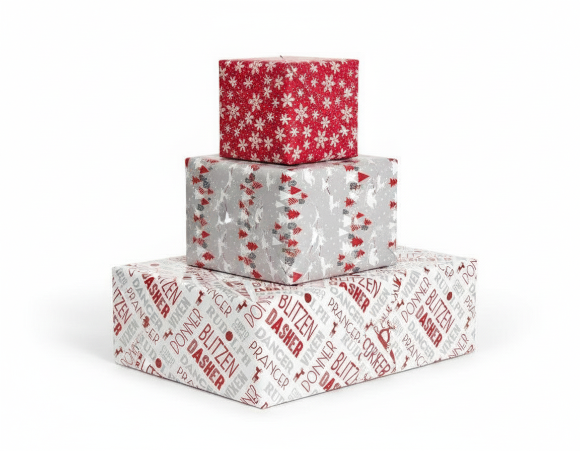 Hârtie de împachetat Seara de Ajun – 5 metri de mister autentic pentru cadourile tale