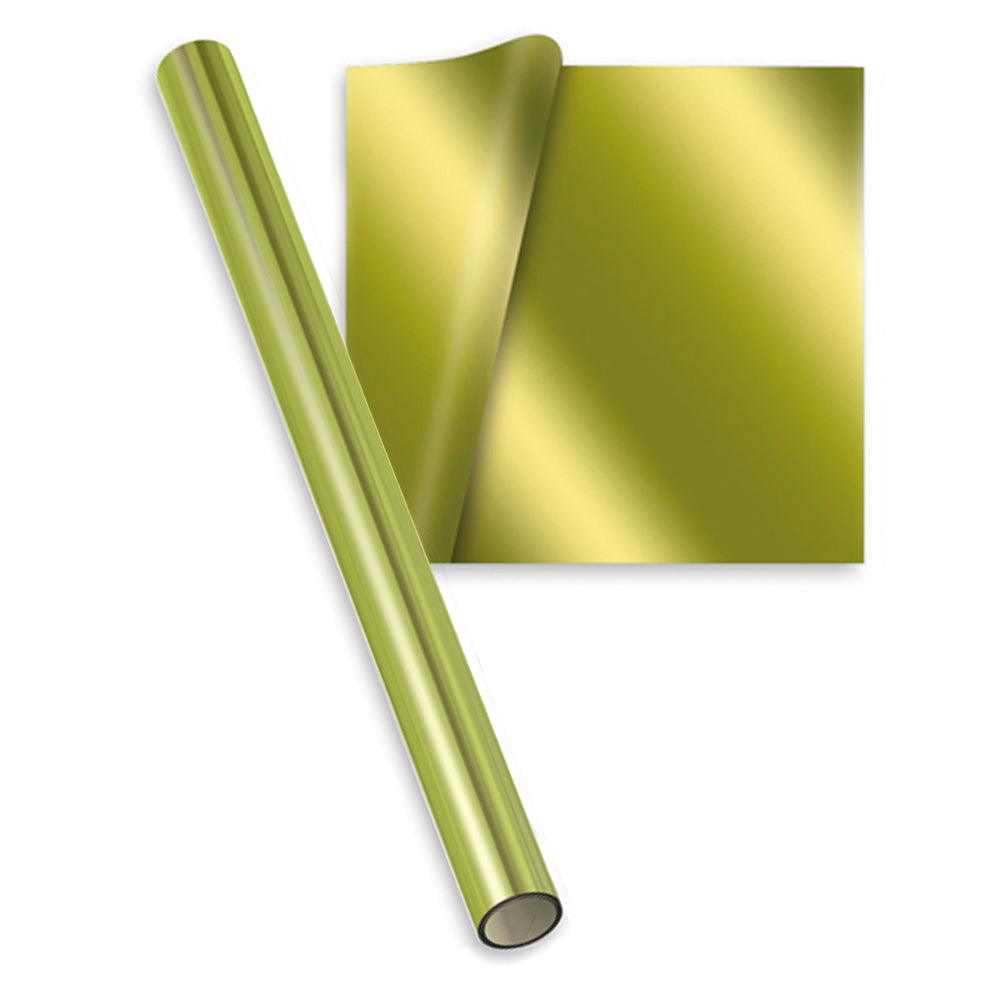 Hartie de impachetat metalizata aurie de 5 m
