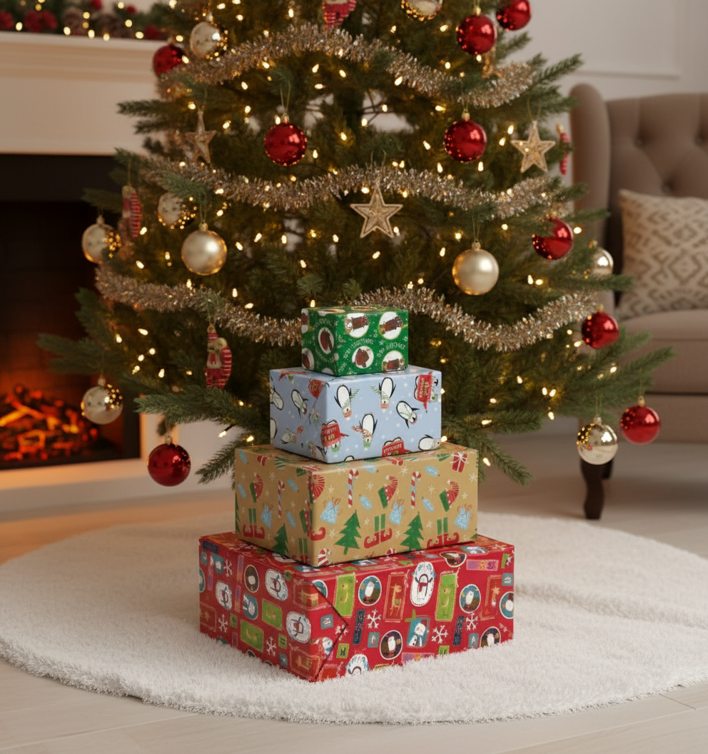 Hartie de impachetat Craciun si daruri 8 m