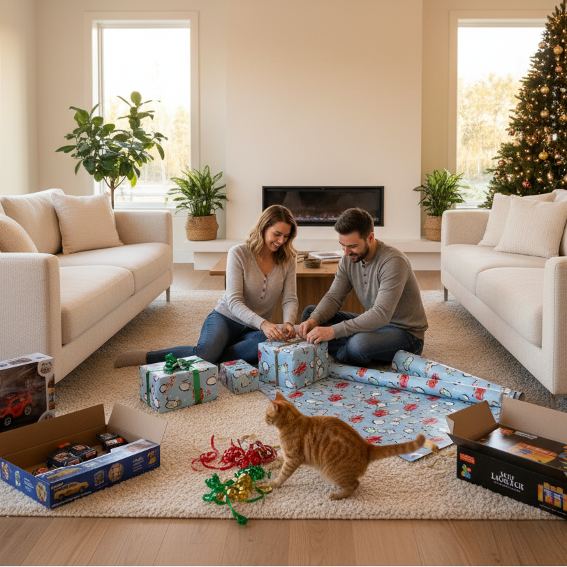 Hartie de impachetat Craciun si daruri 8 m