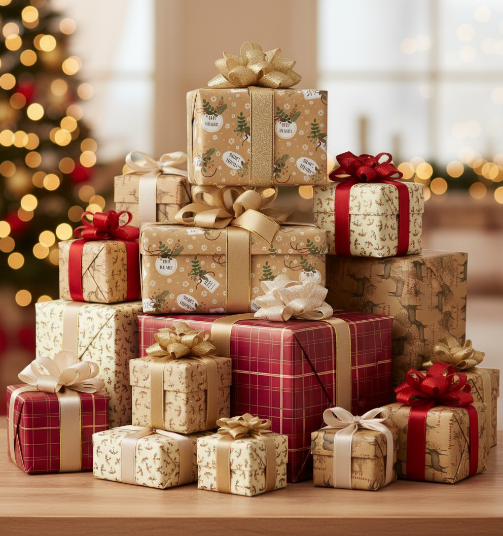 Hartie de impachetat Craciun traditional 8 m