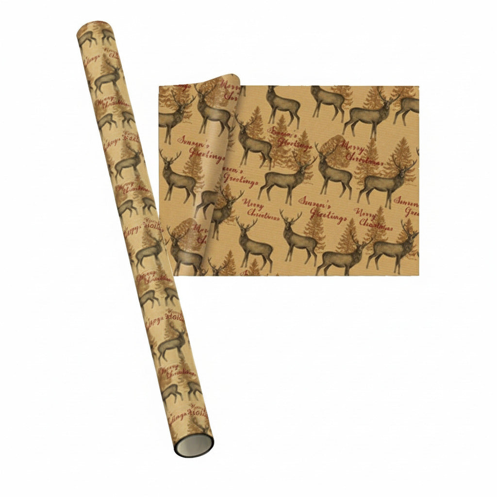 Hartie de impachetat Craciun traditional 8 m - Nitzi.ro