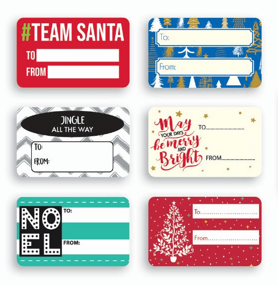 Etichete cadouri Merry Christmas 150 buc - Nitzi.ro