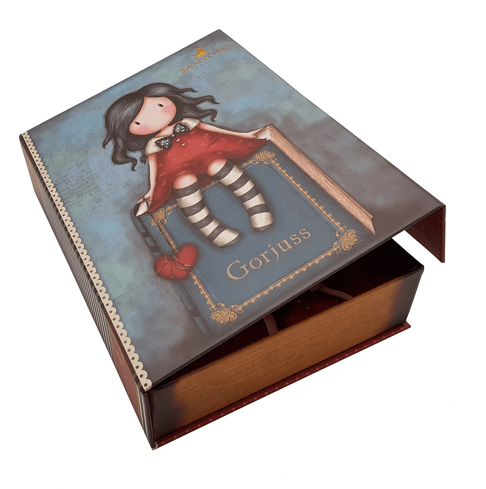Pijama pentru dama Gorjuss My story in cutie tip carte - Nitzi.ro