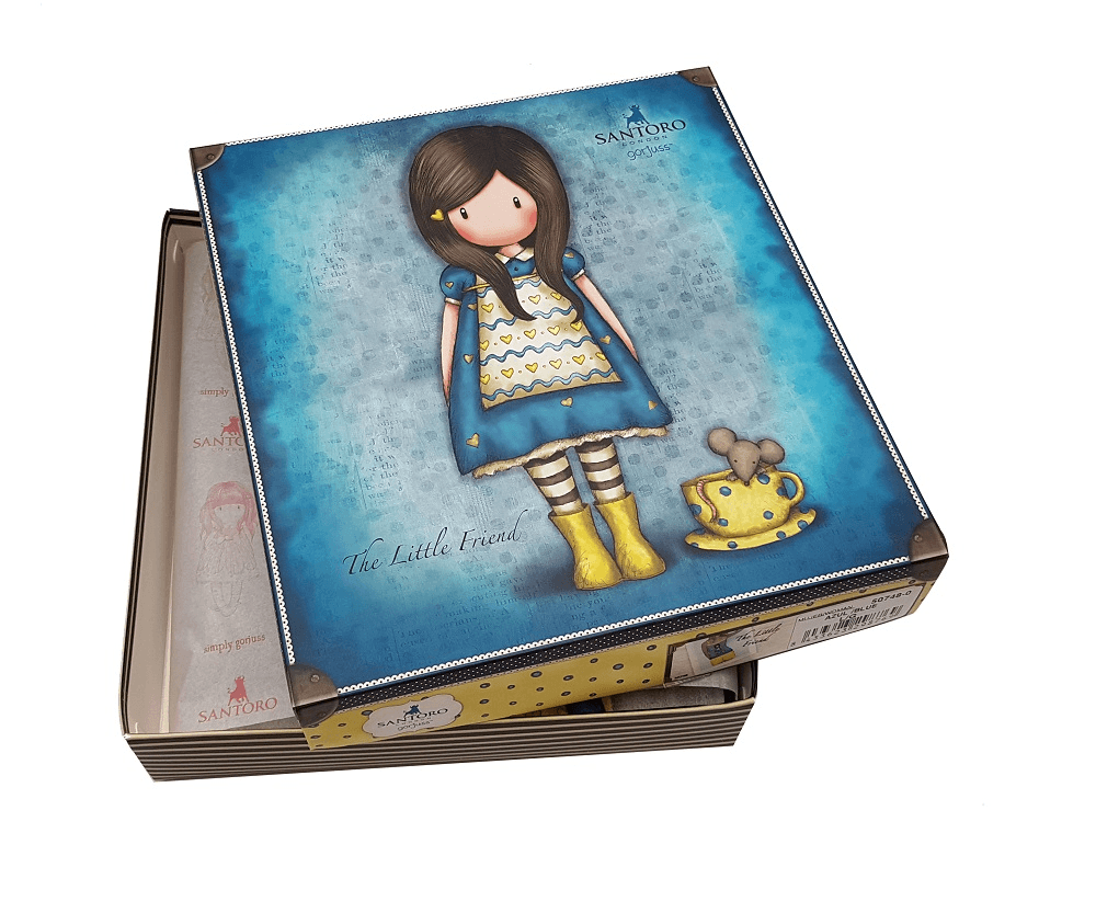 Pijama pentru dama Santoro Gorjuss The Little Friend, scurte - Nitzi.ro