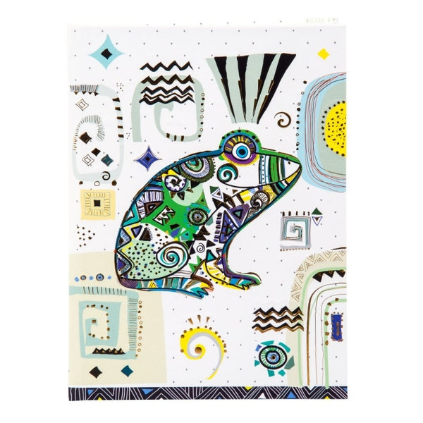 Agenda Goldbuch A5 embosata Ethno Frog