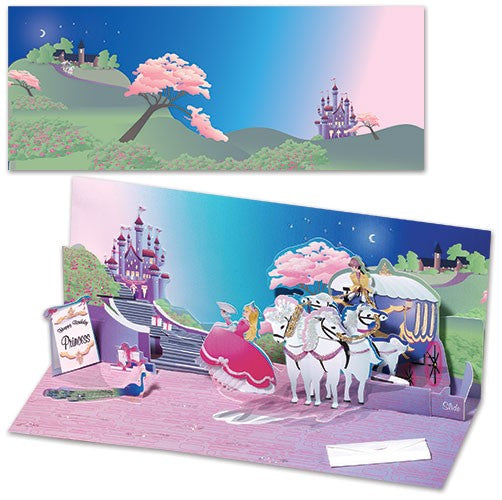 Felicitare 3D Panoramics Printesa