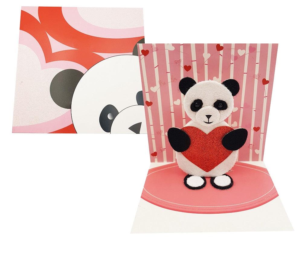 Felicitare 3D Treasure Panda
