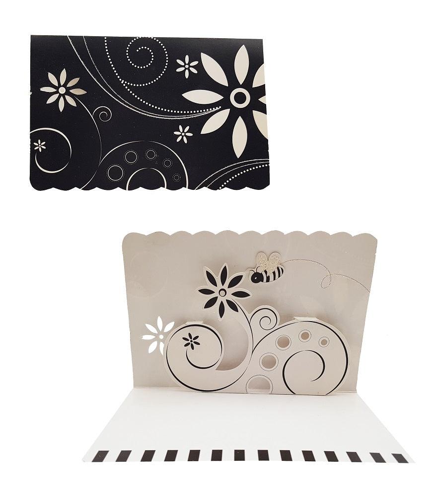 Set 8 Invitatii 3D Albinuta - Nitzi.ro