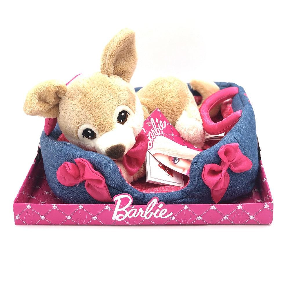 Jucarie din plus Animal companie Barbie cu pat 20 cm - Nitzi.ro