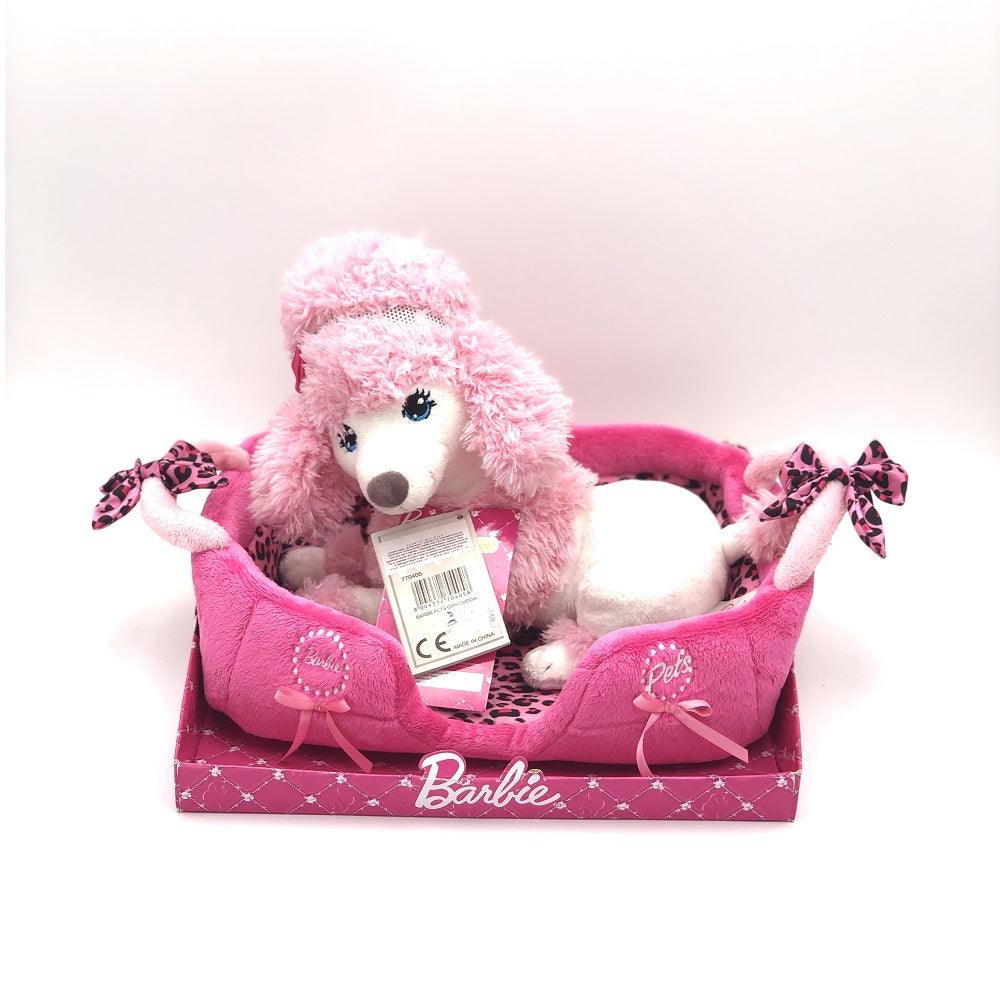 Jucarie din plus Animal companie Barbie cu pat 20 cm - Nitzi.ro