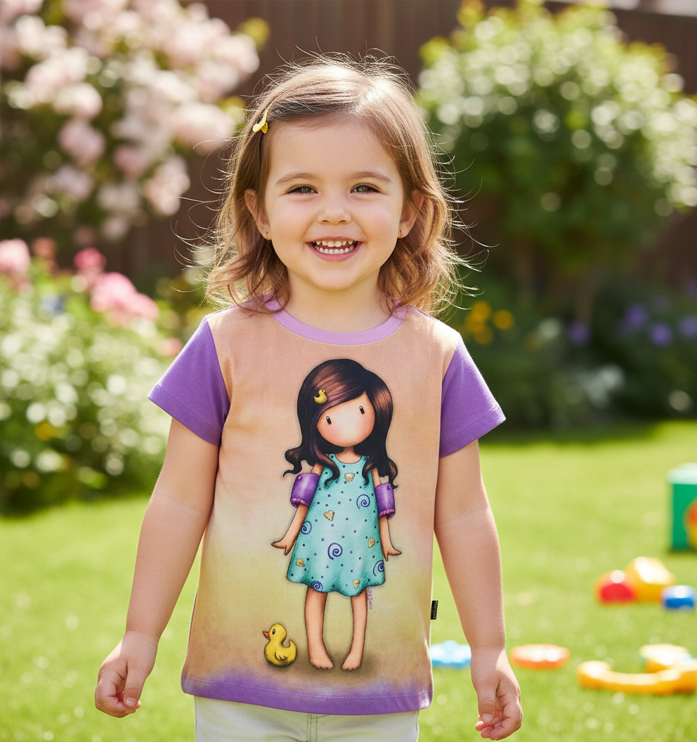 Tricou copii Gorjuss Little Duck – pentru fete de 6 ani