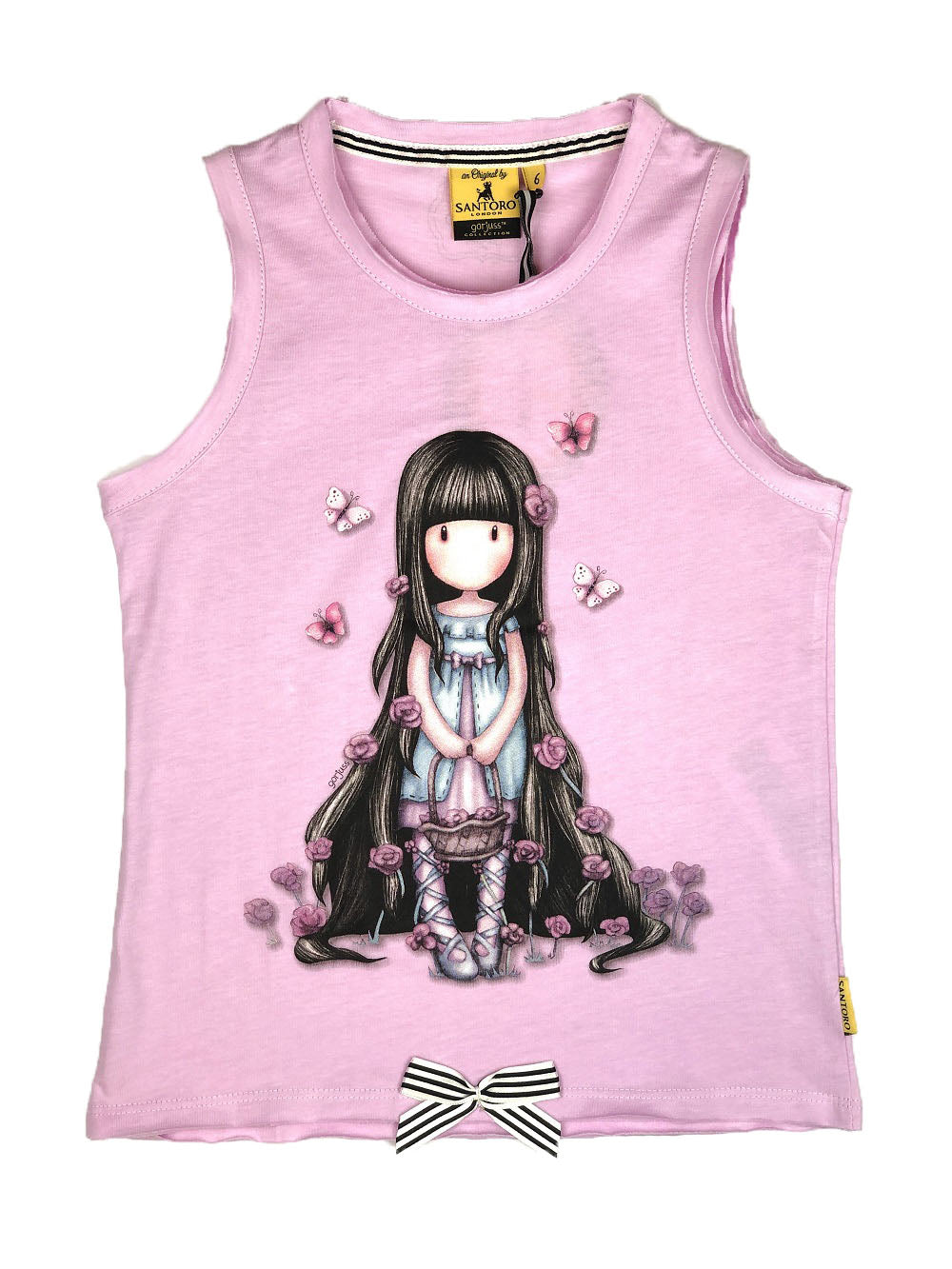 tricou fara mâneci fete Gorjuss Rosebud