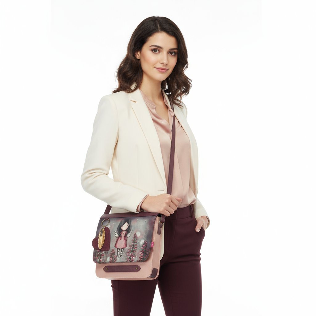 Geanta fashion Gorjuss Little Wings cu clapeta