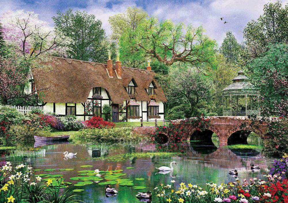 Puzzle 1000 piese - Water Lilies - Nitzi.ro