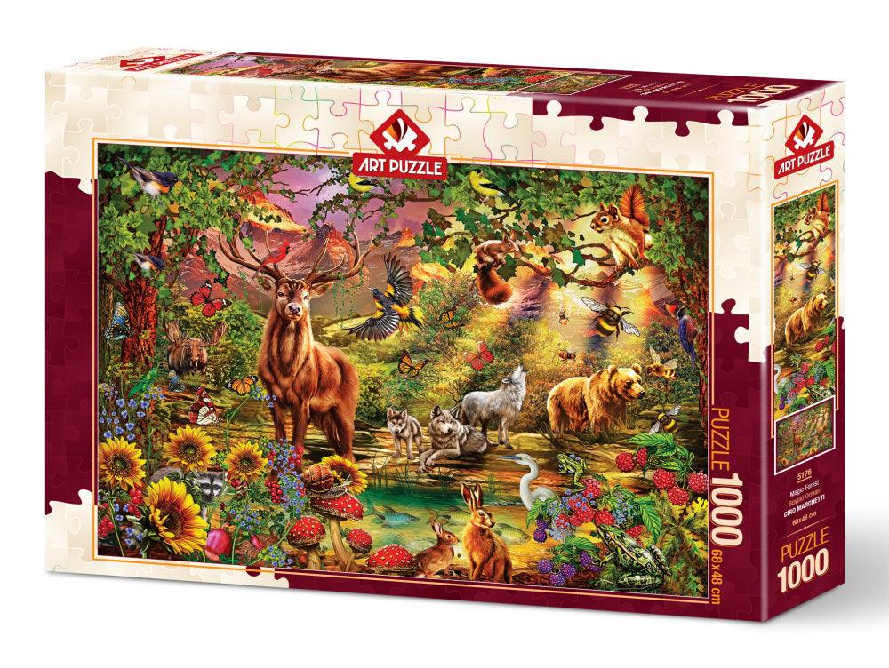 Puzzle 1000 piese - Magic Forest - Nitzi.ro