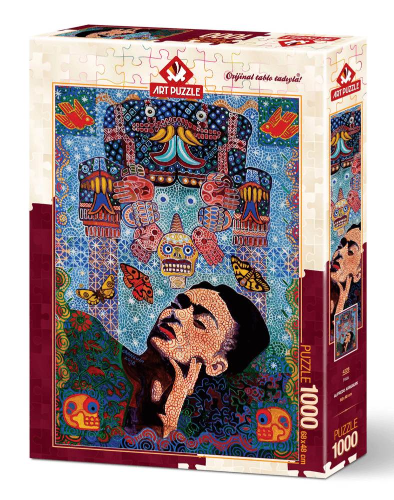 Puzzle 1000 piese Frida Alfredo Arreguin - Nitzi.ro