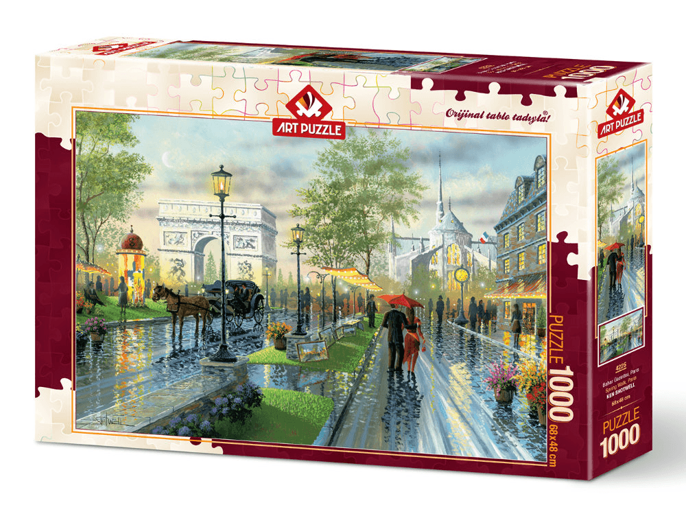 Puzzle 1000 piese Spring Walk, ParisKen Shotwell - Nitzi.ro