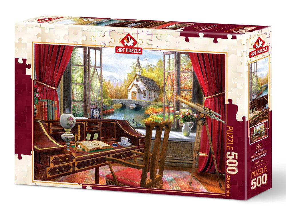 Puzzle 500 piese - Study View-Dominic Davison