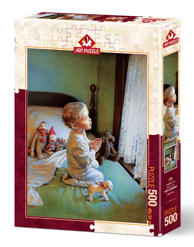 Puzzle 500 piese - Childlike Pray-Kathy Lawrence