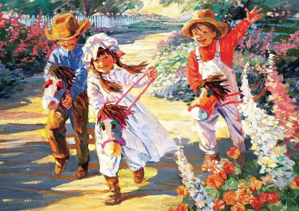 Puzzle 500 piese - Giddy Up! -Corinne Hartley