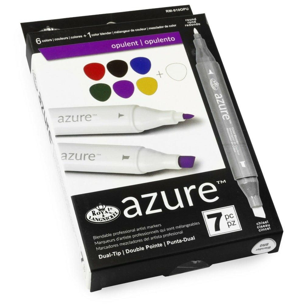 Set 7 markere Royal & Langnickel Azure Culori opulente