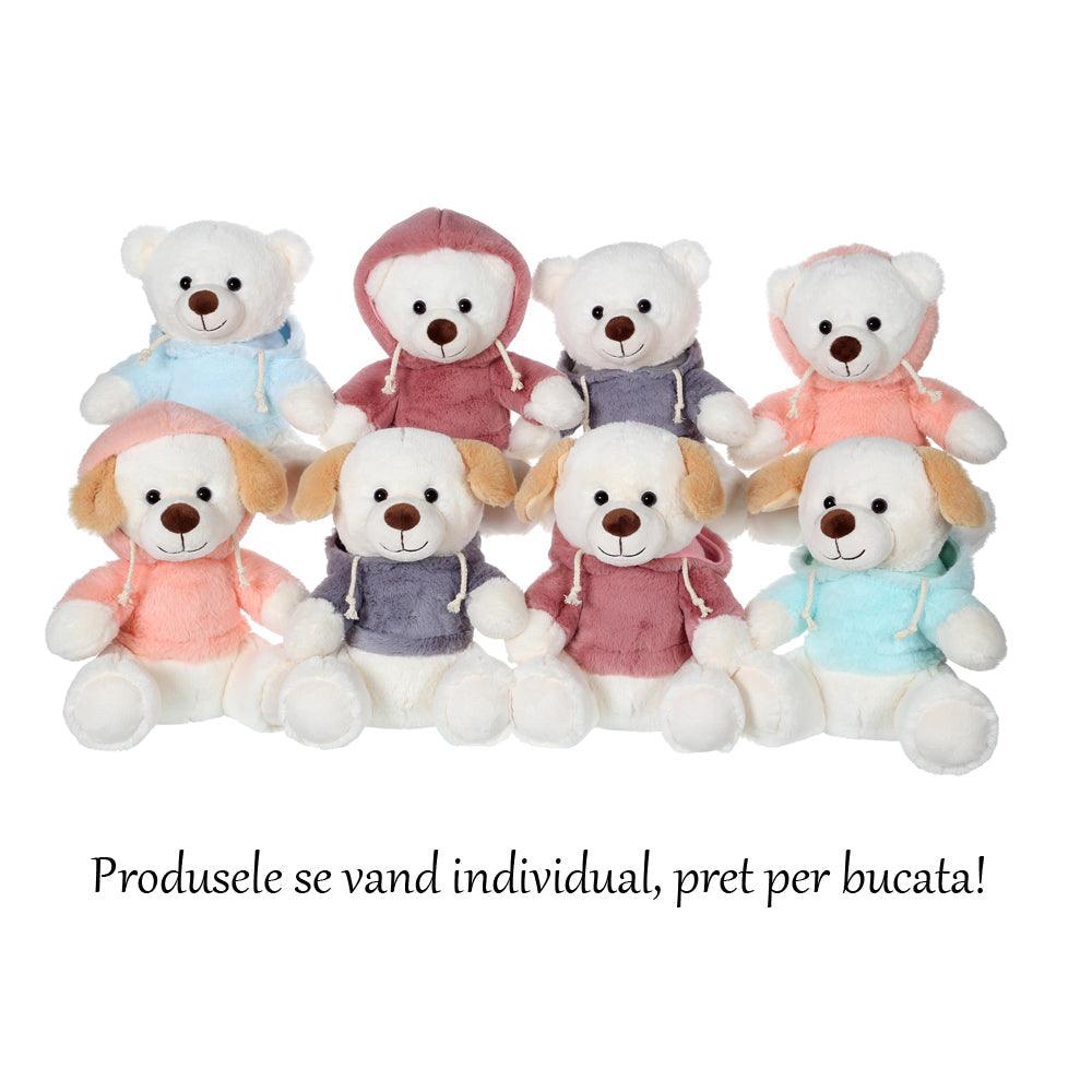Jucarie din plus Ursulet(Catelus) cu hanorac 22 cm - Nitzi.ro