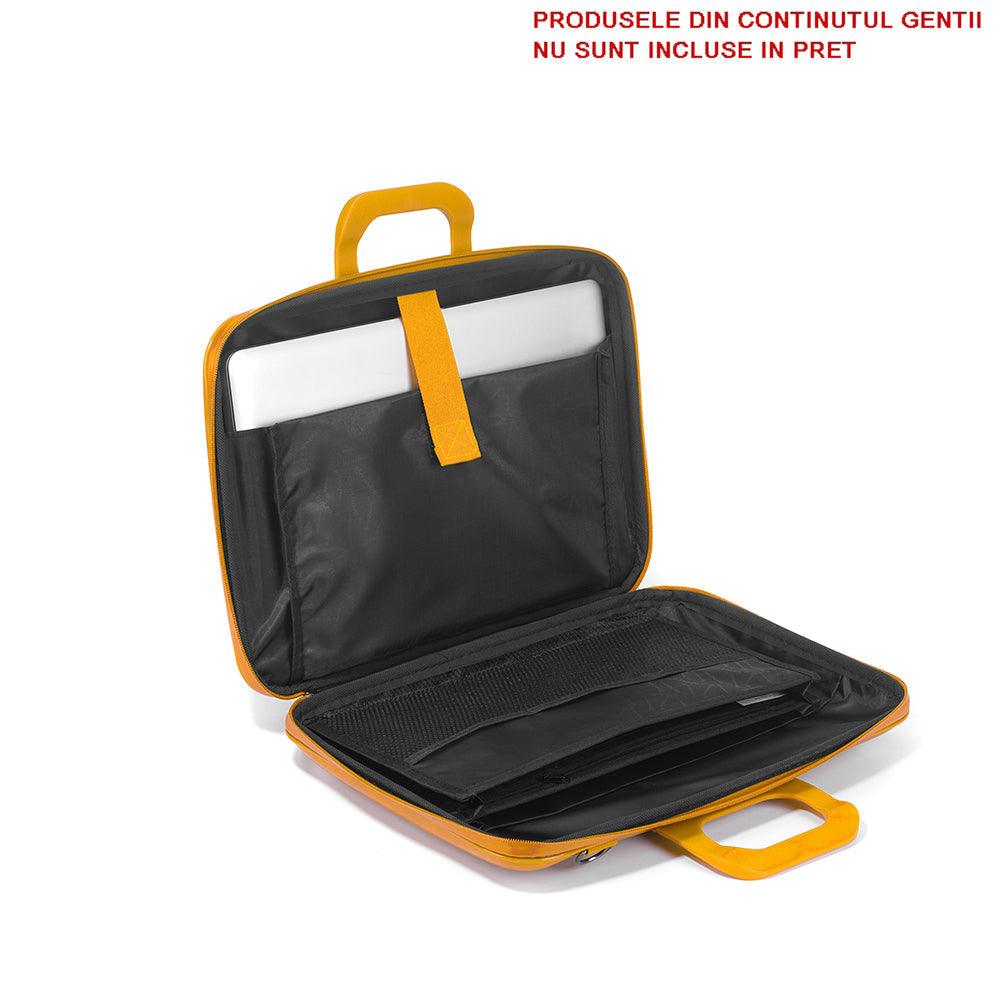 Geanta lux business laptop 15,6 Bombata Evolution-Alb - Nitzi.ro