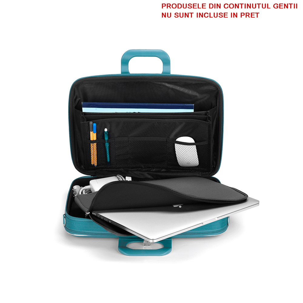 Geanta laptop 15,6 in Business Classic albastru cobalt - Nitzi.ro
