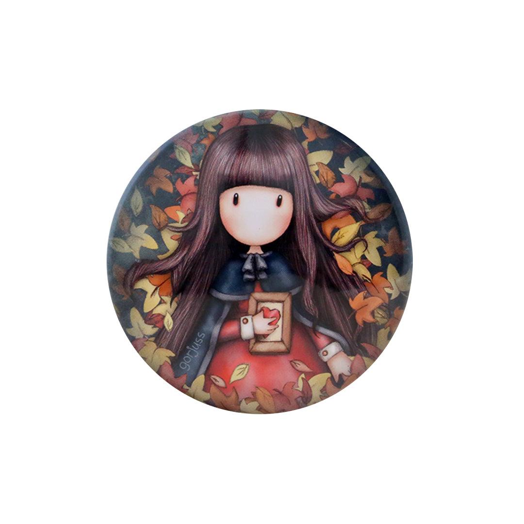 Cutie metalica rotunda mica Gorjuss Autumn Leaves - Nitzi.ro