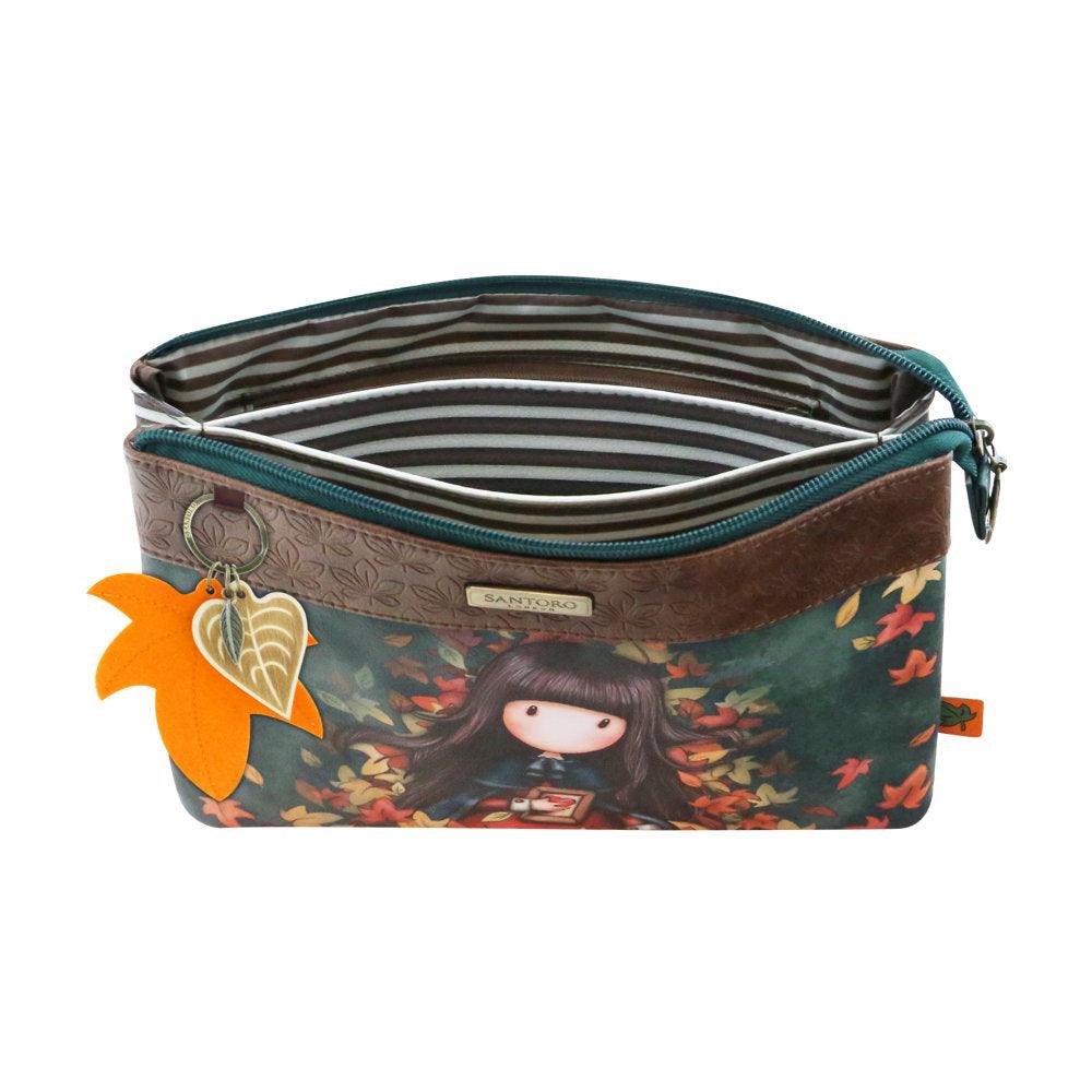 Geanta cu bareta lunga Gorjuss Autumn Leaves