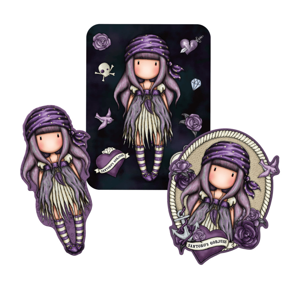Set abtibilduri vinil Gorjuss Sea Nixie - Nitzi.ro