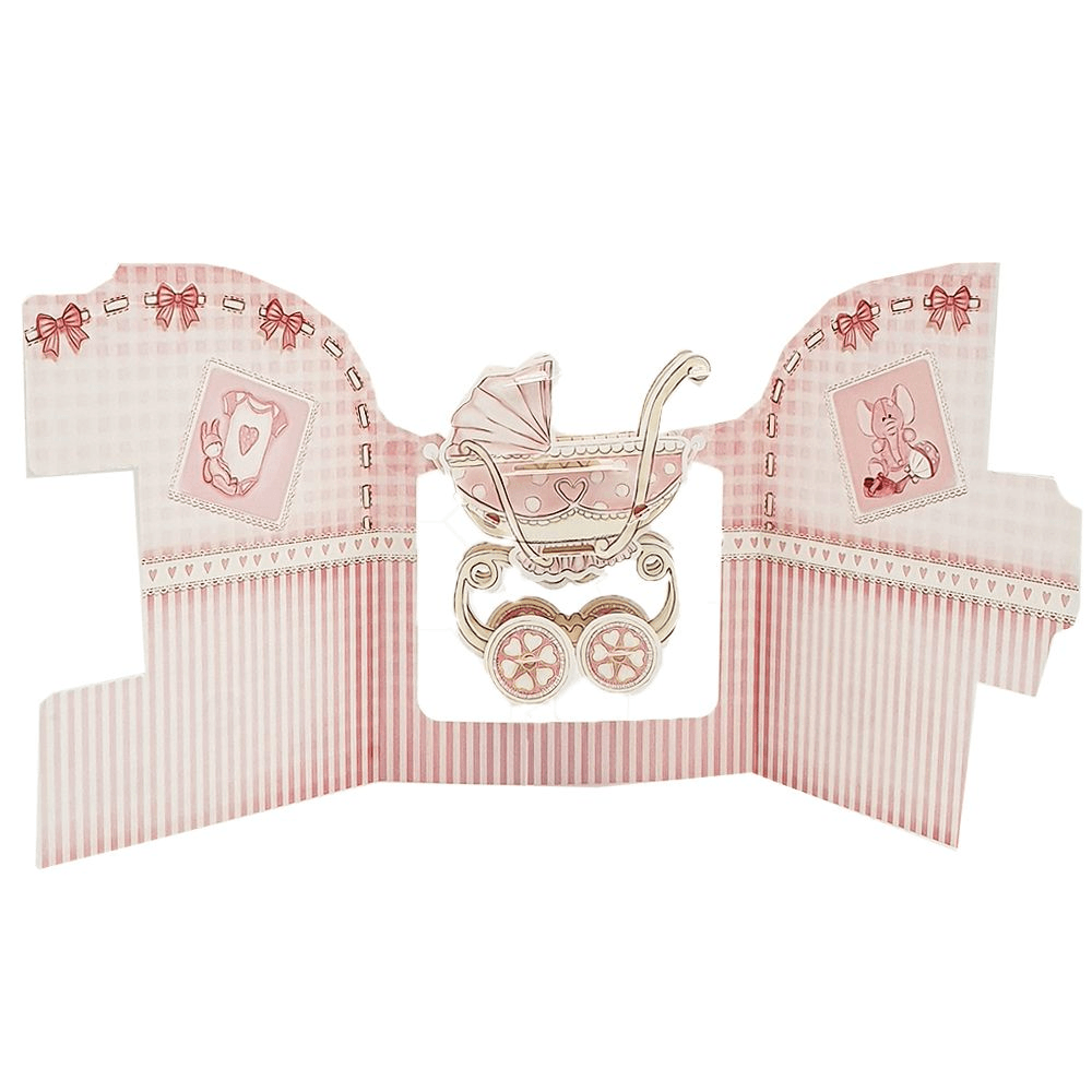 Felicitare 3D Carucior - Nitzi.ro