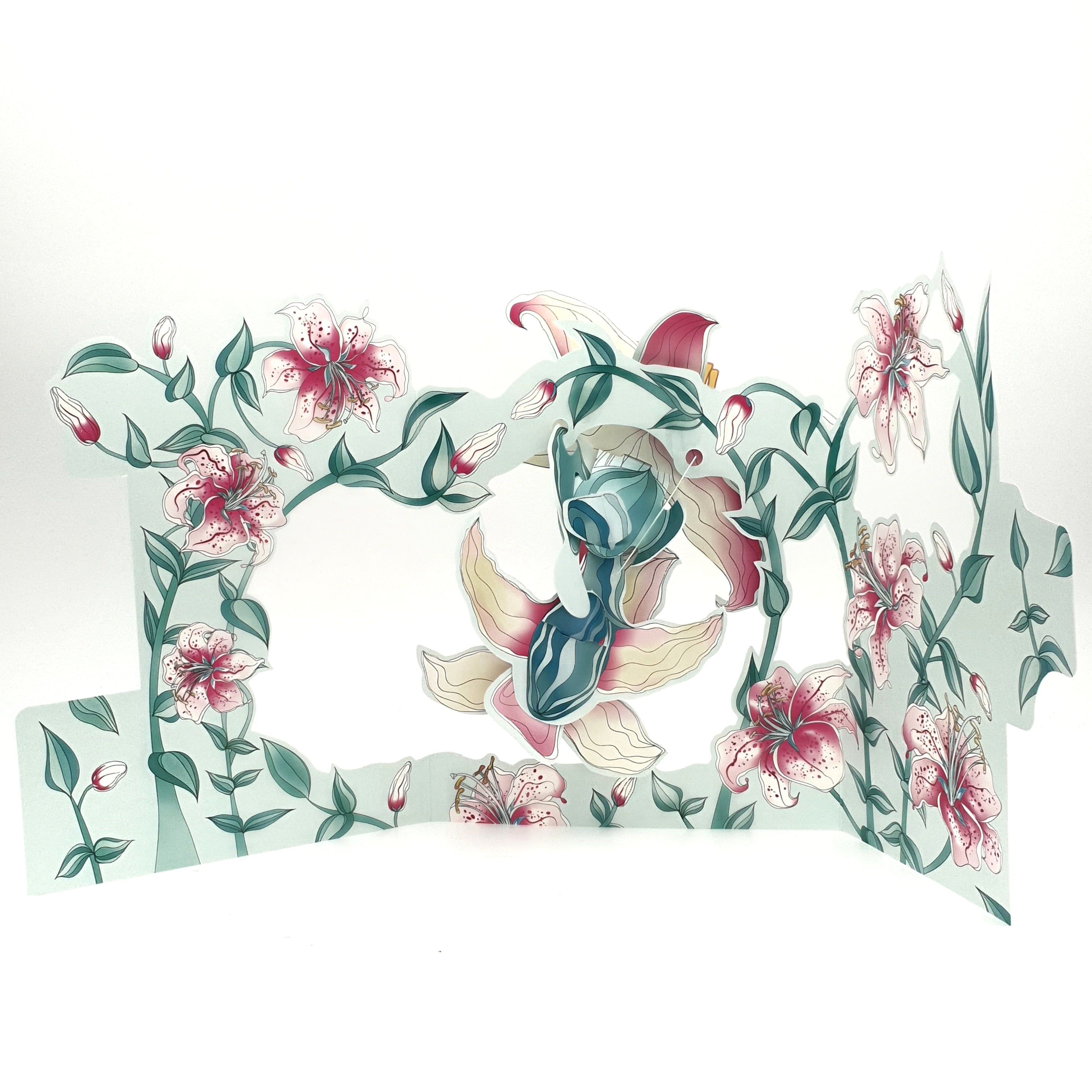 Felicitare 3D Swing Cards Crini